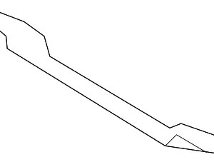 Reinforced Beam Bracket - Mazda (CC43-60-K51A)