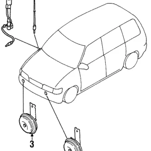 Antenna Assembly - Mazda (0000-81-6229)