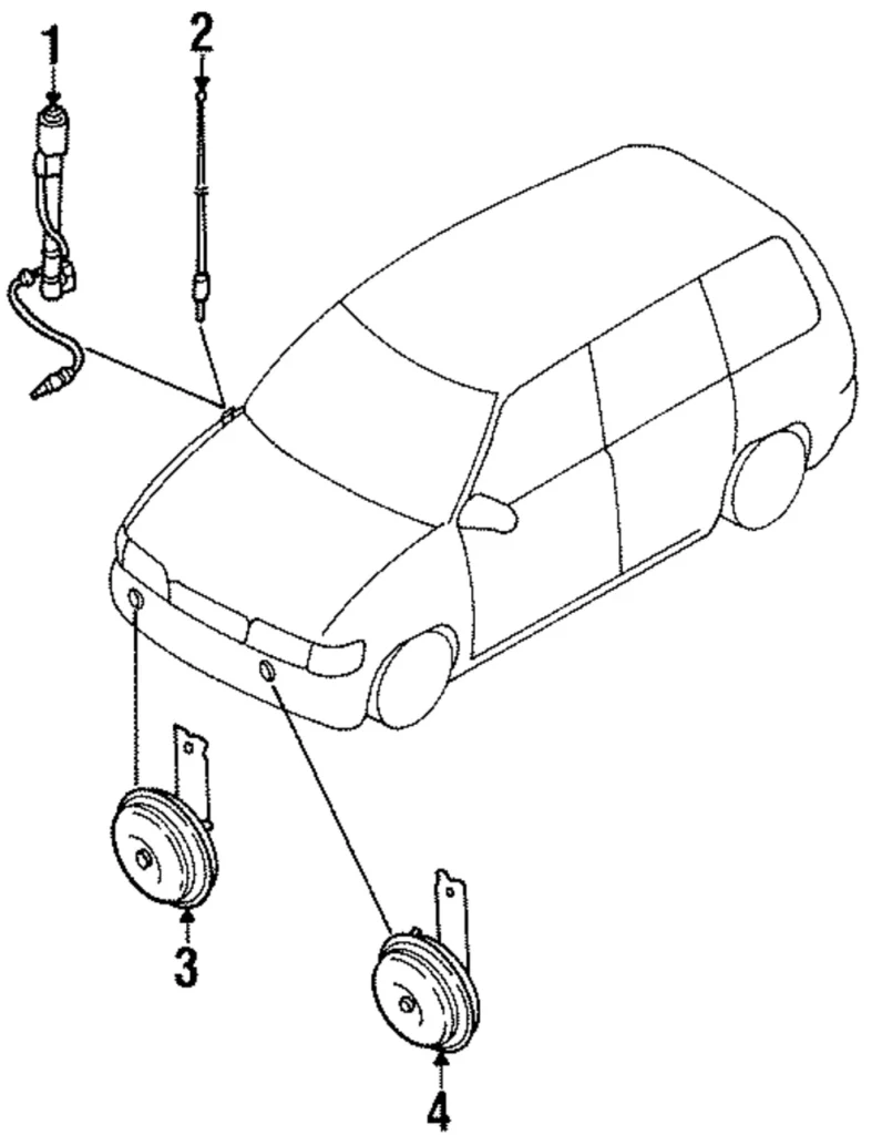 Horn - Mazda (B596-66-780A)