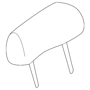 Headrest - Mazda (T062-88-190-05)