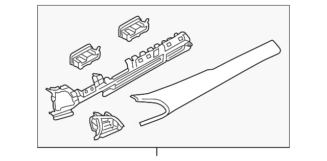 Trim Molding - Mazda (BDTW-55-150B-02)