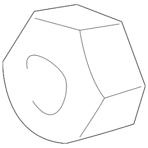 Air Deflector Nut - Mazda (9993-70-600)