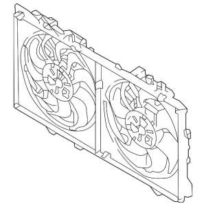 Fan Module - Mazda (PYG6-15-025B)