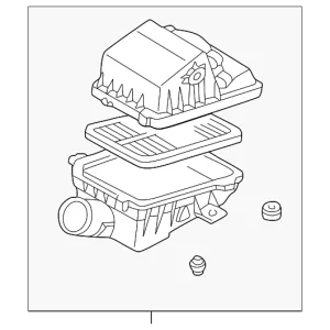 Air Cleaner Assembly - Mazda (KLG4-13-320B)