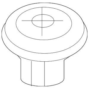 Door Interior Trim Panel Grommet - Mazda (BCJH-58-975B)