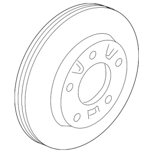 Disc Brake Rotor - Mazda (C26Y-33-25XA)