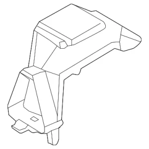 Floor Duct - Mazda (GHP9-61-158B)