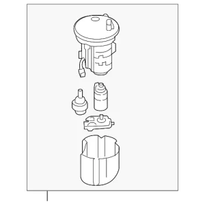 Fuel Pump - Mazda (P59D-13-35ZA)