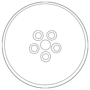 Wheel Cover - Mazda (LC62-37-170)