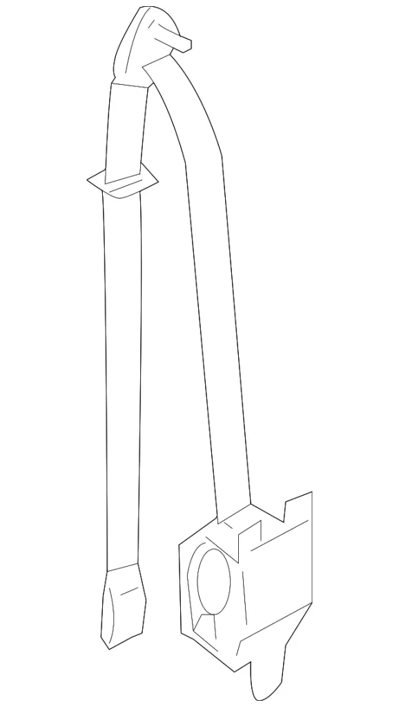 Seat Belt Assembly - Mazda (FEY1-57-L30A-02)