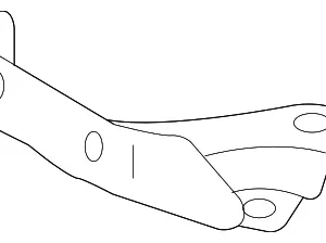 Catalytic Converter Lower Bracket - Mazda (L3P1-40-071)