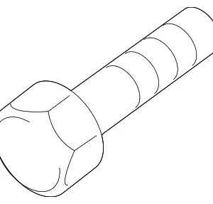 Lower Control Arm Front Bolt - Mazda (9YA0-21-430B)