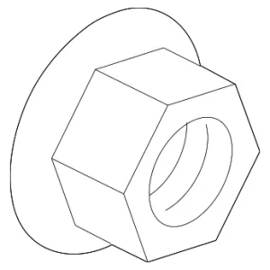 Axle Nut - Mazda (D651-33-042A)