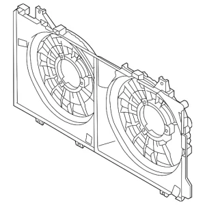 Fan Shroud - Mazda (PE20-15-210)