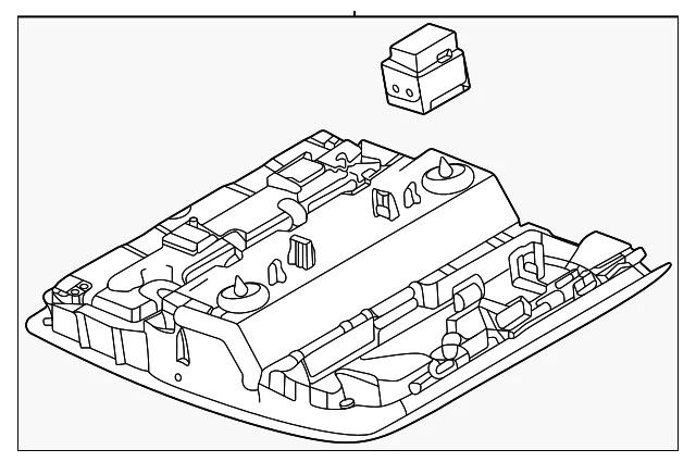 Overhead Console - Mazda (BCJL-69-97YB-75)