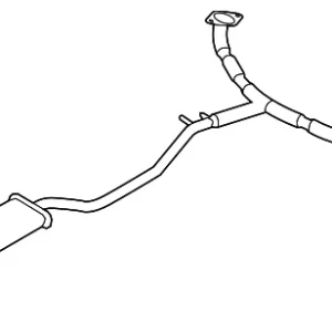 Center Muffler - Mazda (CA11-40-300C)
