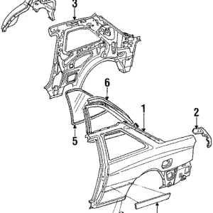 Stone Deflector - Mazda (8AG1-50-491)