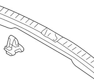 Trunk Trim Scuff Plate - Mazda (GM9E-68-89XA-02)