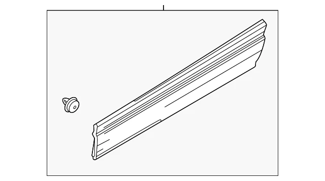 Lower Molding - Mazda (DN4E-51-RB0)