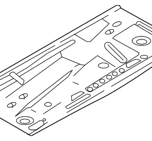 Front Floor Pan - Mazda (KD53-53-602B)