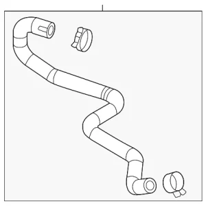 Inter-Cooler Hose - Mazda (PX8F-15-71X)