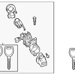 Lock Set - Mazda (NEY9-76-29XC)