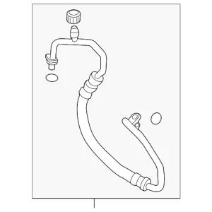 A/C Refrigerant Discharge Hose - Mazda (DD2F-61-461)