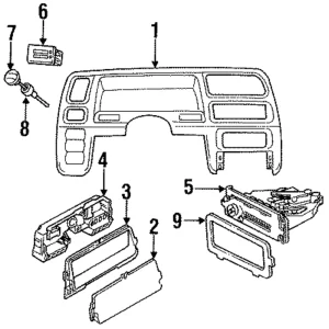 Lock Switch - Mazda (ZZL0-66-6C0)