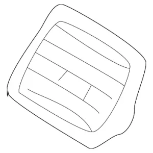 Grille - Mazda (B25F-64-91XA-65)