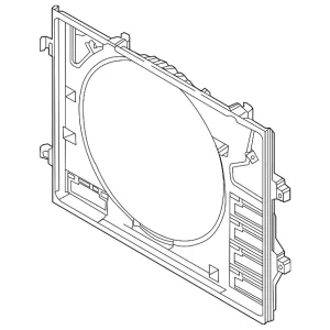 Fan Shroud - Mazda (P51N-15-210)