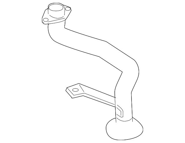 Engine Oil Pump Pickup Tube - Mazda (GY01-14-240B)