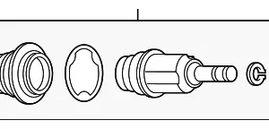 Inner Joint - Mazda (RD0A-22-520)