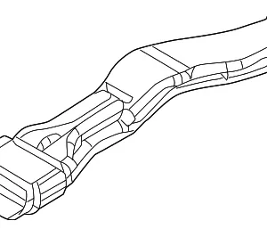 Rear Duct - Mazda (VA56-61-8A1)