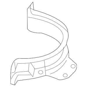 Pre-Converter Rear Bracket - Mazda (CY01-40-076C)