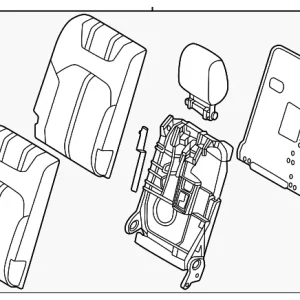 Seat Back - Mazda (KEWM-88-330-23)