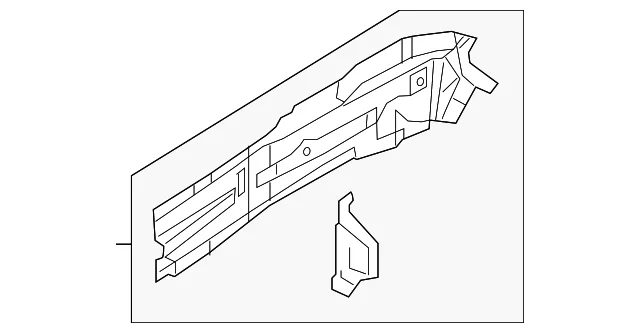 Outer Rail - Mazda (TKY8-54-320)