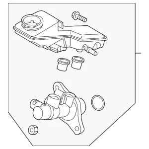 Master Cylinder - Mazda (BDYS-43-40Z)