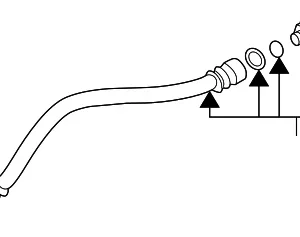 Inner Hose - Mazda (N3H1-14-840F)