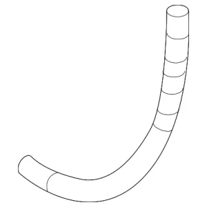 Inter-Cooler Pipe - Mazda (PX1N-13-762)