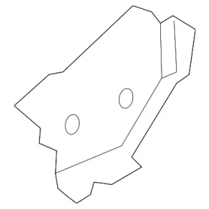 Cowl Panel Support - Mazda (D09H-53-591)