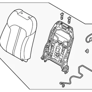 Seat Back Assembly - Mazda (KEWN-88-180-02)