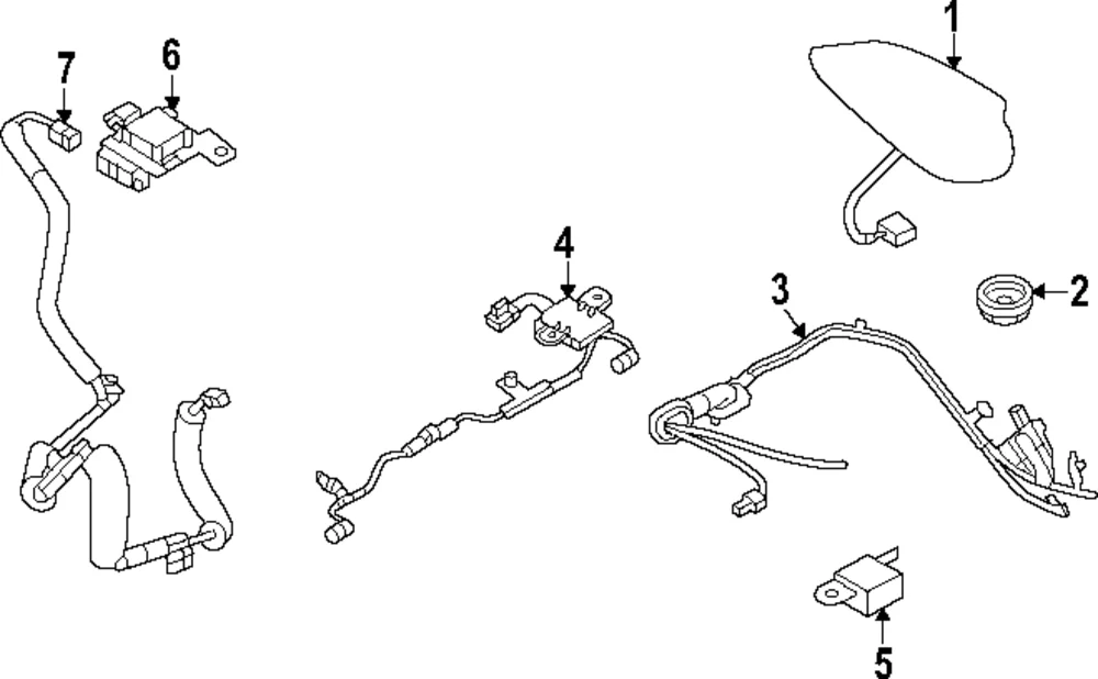 Antenna Cable - Mazda (VA54-66-F50A)