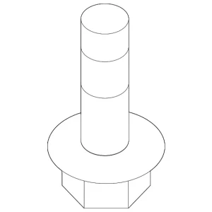 Striker Screw - Mazda (9946-60-616B)