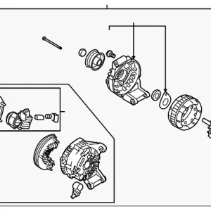 Alternator - Mazda (LFB6-18-300R-00)