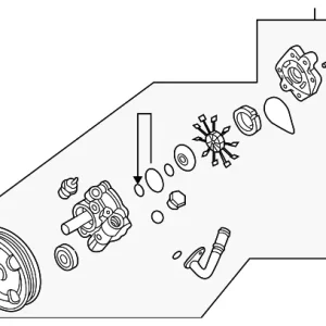 Power Steering Pump - Mazda (GK2C-32-650R-0D)