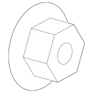 Steering Wheel Nut - Mazda (9994-81-200)
