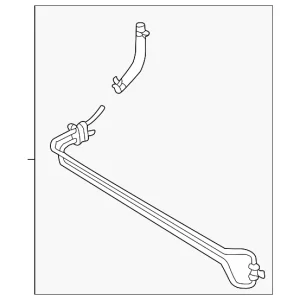 Power Steering Cooler Tube - Mazda (ZZC0-32-470B)