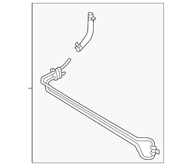 Power Steering Cooler Tube - Mazda (ZZC0-32-470B)