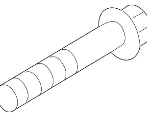 Reinforced Beam Bolt - Mazda (9YA0-2A-821)