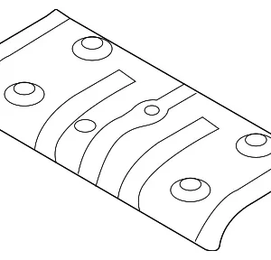 Muffler Shield - Mazda (NE51-56-451B)